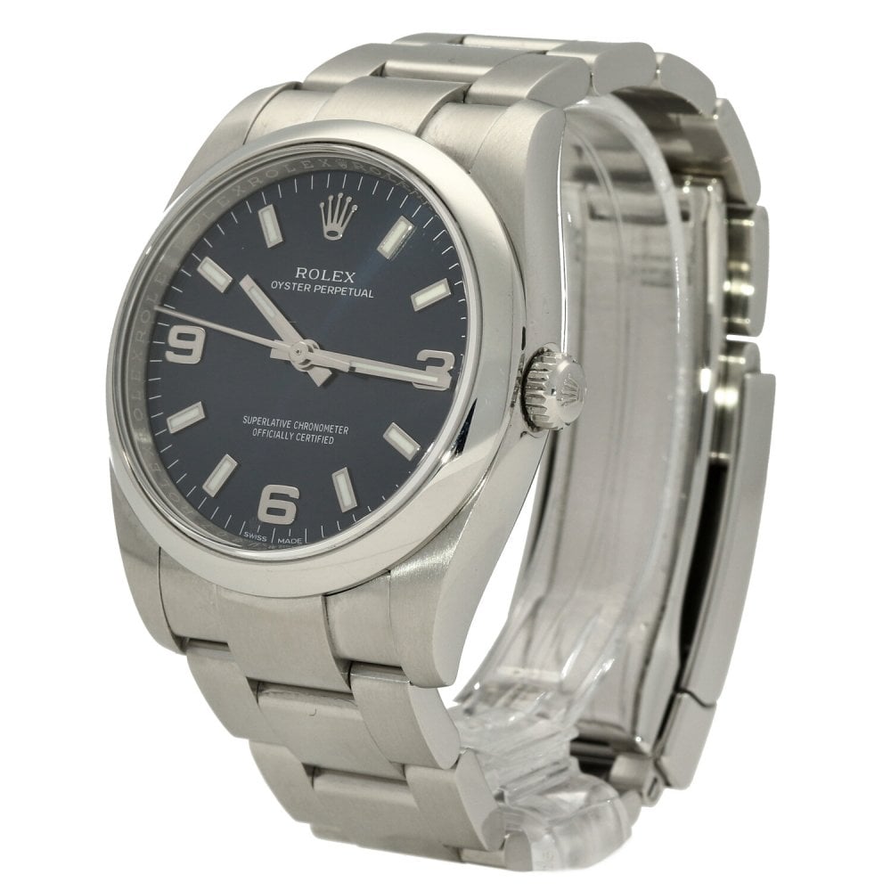 Oyster Perpetul -114200- Gents Watch- Blue Dial - 2013