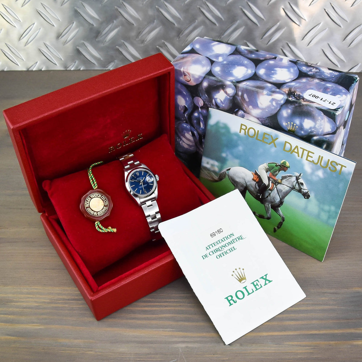 Oyster Perpetual Date -69160 -Blue Dial - 1999