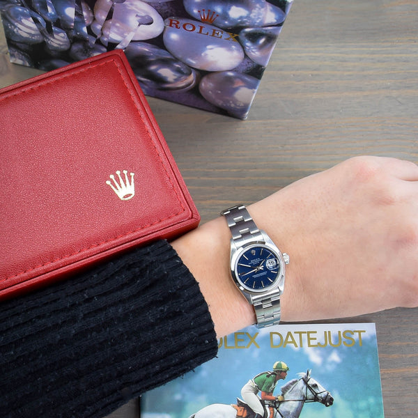 Oyster Perpetual Date -69160 -Blue Dial - 1999
