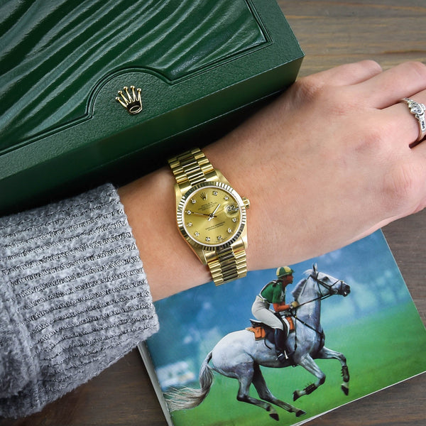 Datejust 68278 - Champagne Diamond Dial - 1988