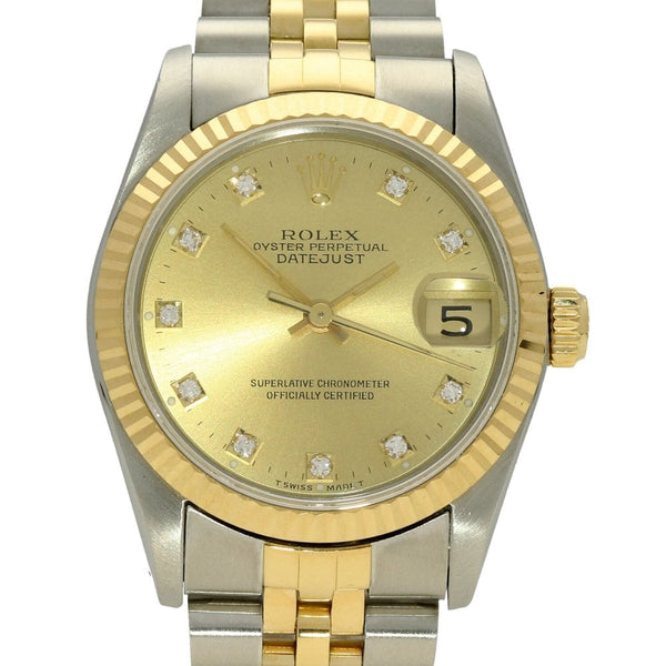 Datejust 68273 - Mid-Size Watch - Diamond Dial - 1990