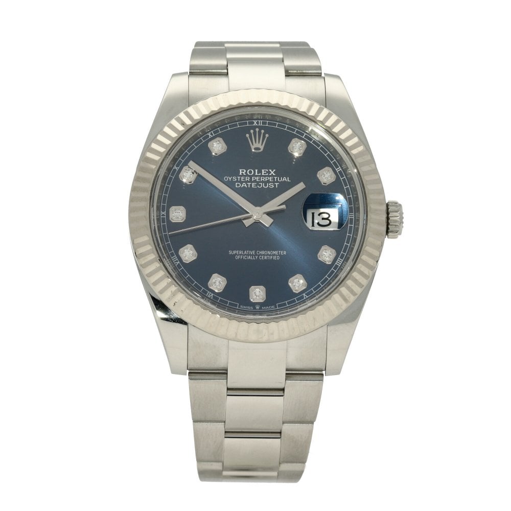 Datejust 41 126334 - Blue Diamond Dial - 2019