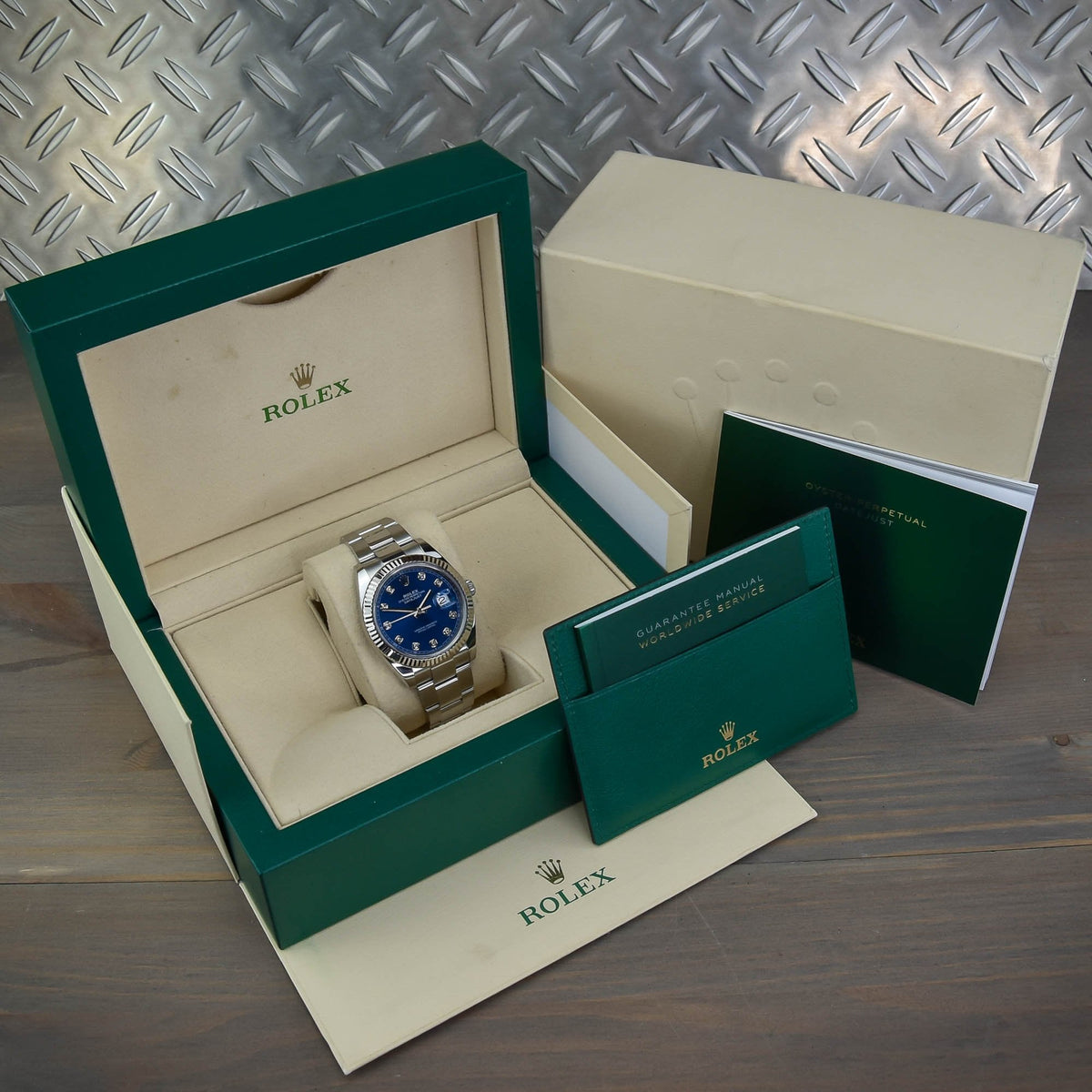 Datejust 41 126334 - Blue Diamond Dial - 2019