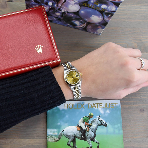 Datejust 69173 - Champagne Diamond Dial - 1993