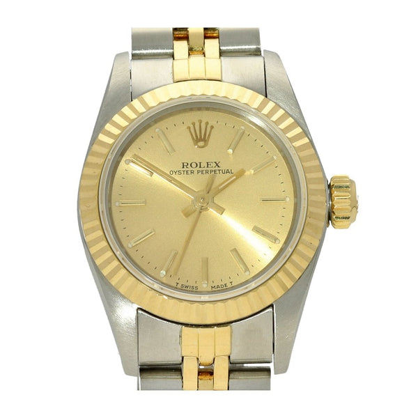 Oyster Perpetual 67193 - Ladies Watch - Champagne Dial - 1991
