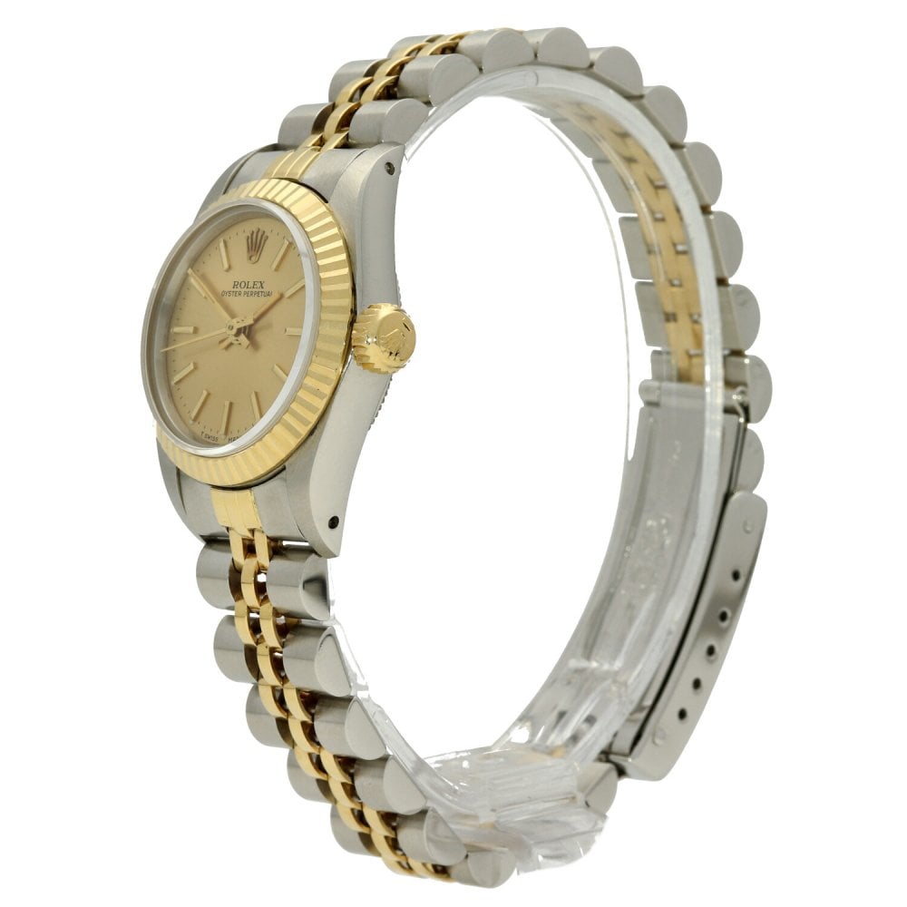Oyster Perpetual 67193 - Ladies Watch - Champagne Dial - 1991