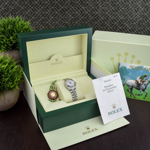Datejust 79174 - Ladies Watch - White Diamond Dial - 2004