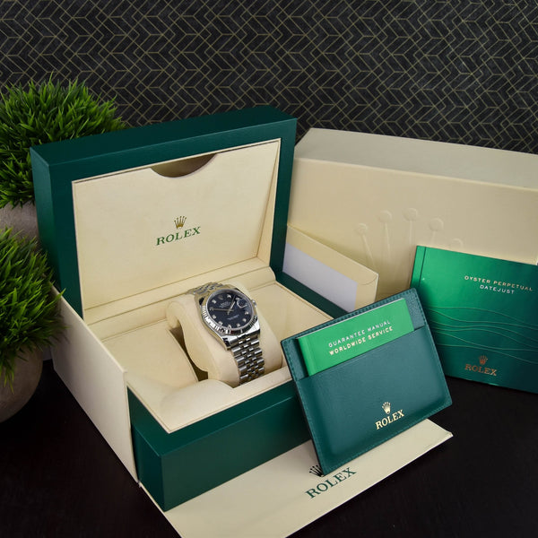 Datejust 116234 – Gents Watch – Blue Diamond Dial – 2015