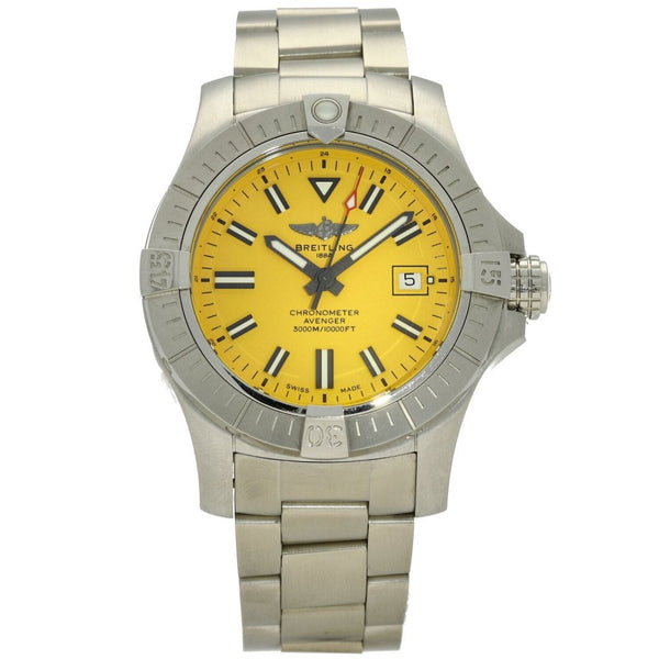 Avenger Seawolf A17319 - Gents Watch - Yellow Dial - 2019