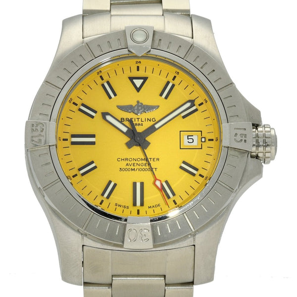 Avenger Seawolf A17319 - Gents Watch - Yellow Dial - 2019