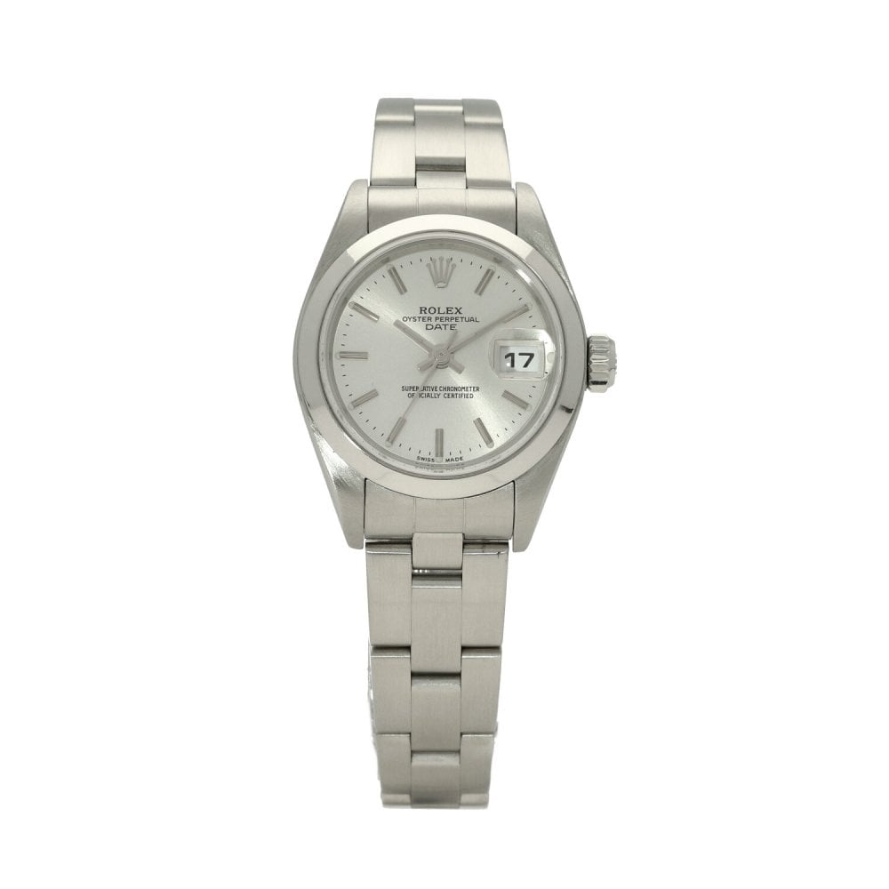 Oyster Perpetual Date 79160 - Silver Baton- 2001