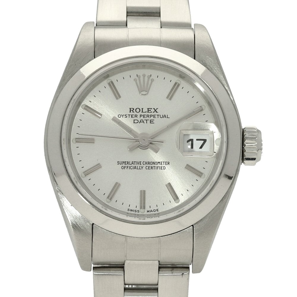 Oyster Perpetual Date 79160 - Silver Baton- 2001