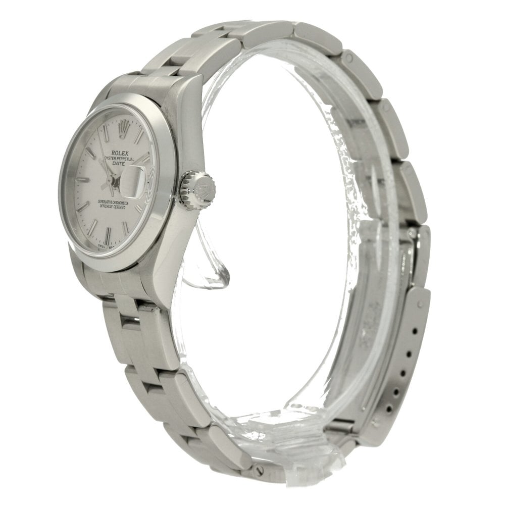 Oyster Perpetual Date 79160 - Silver Baton- 2001