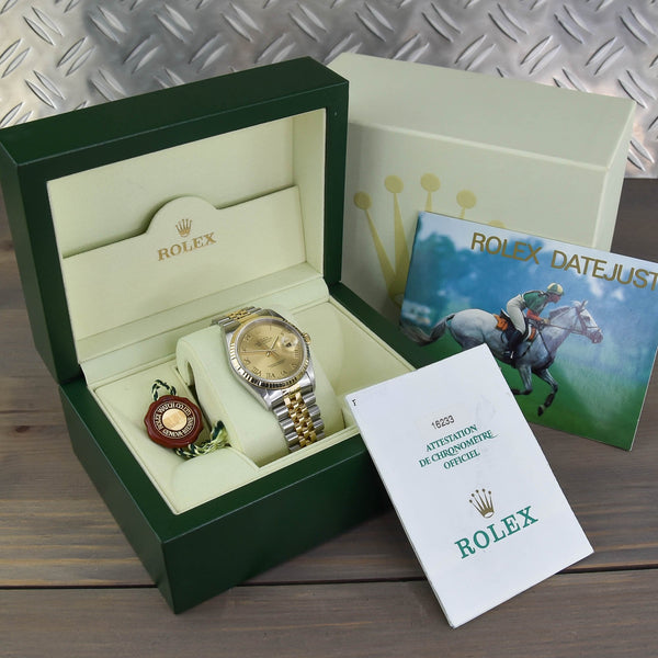 Datejust 16233 -Champagne Dial - 2000