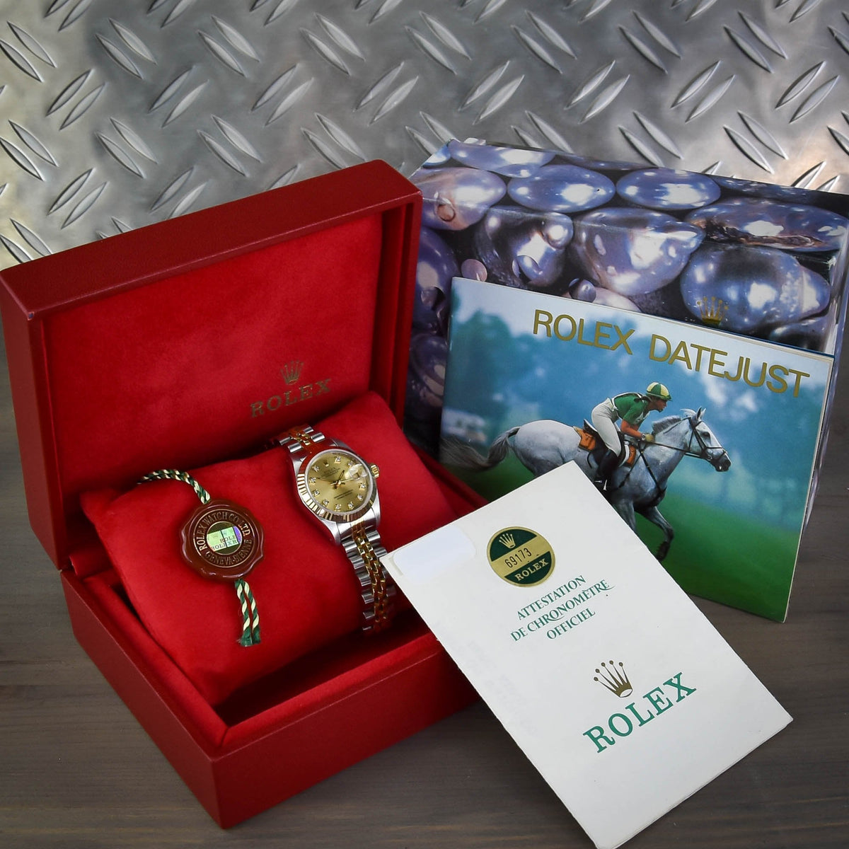 Datejust 69173 - Champagne Diamond Dial - 1986