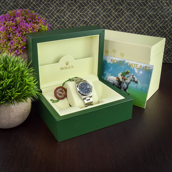 Datejust 68240 - Midsize Watch - Blue Dial - 1997