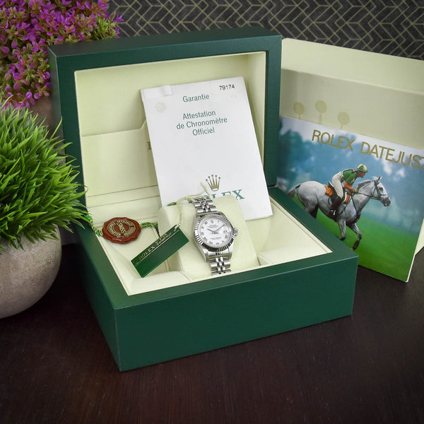 Datejust 79174- Ladies Watch - White Dial - 2004