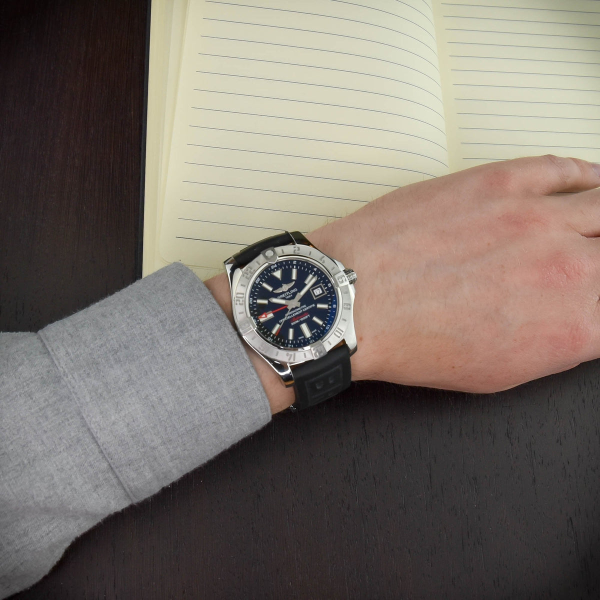 Avenger II GMT A32390 - Black Dial - Steel & Rubber Strap -2020