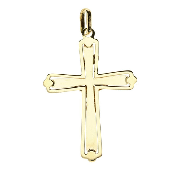 9ct Yellow Gold Crucifix Pendant 3.2g