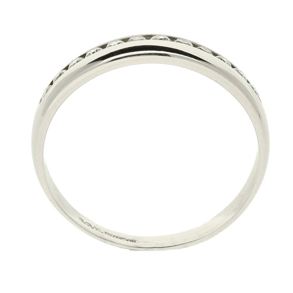 18ct White Gold Diamond Wedding Ring2.9g
