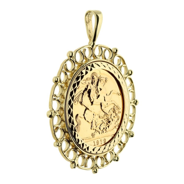 1979 Gold Full-Sovereign Pendant - 11.5g