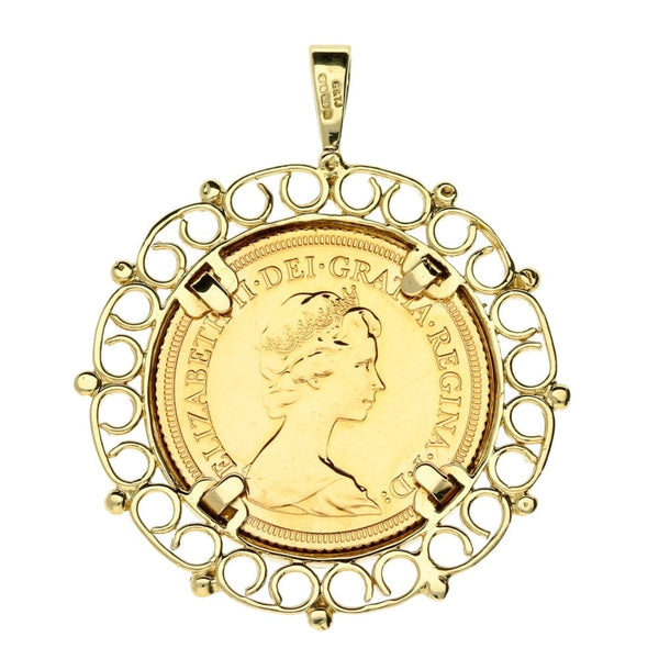 1979 Gold Full-Sovereign Pendant - 11.5g