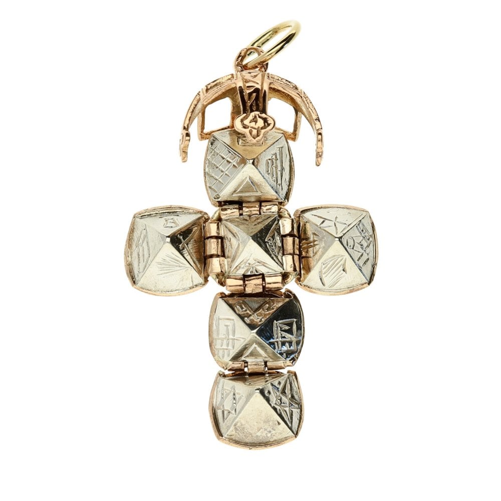 9ct Yellow Gold Masonic Ball Pendant6.8g