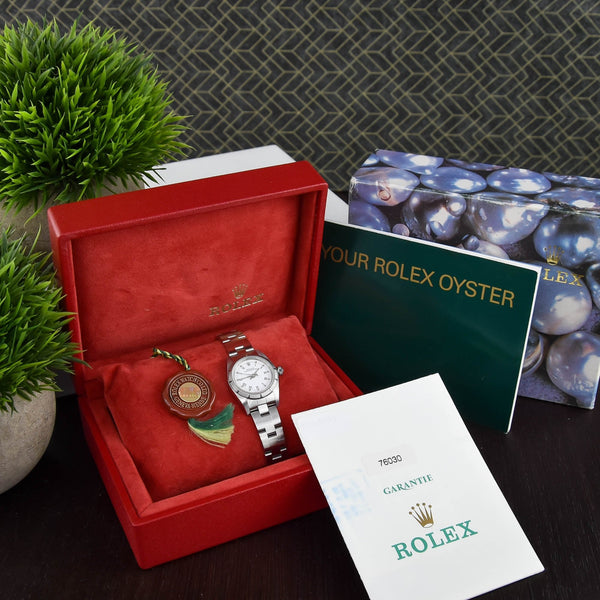 Oyster Perpetual 76030 - 24mm - White Dial - 2002