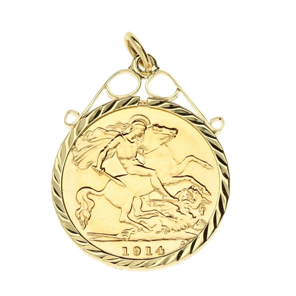 1914 Half Sovereign Pendant