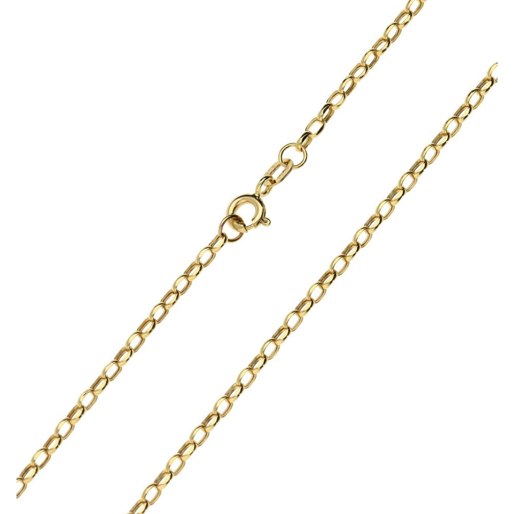 9ct Yellow Gold Fine Belcher Chain1.5g