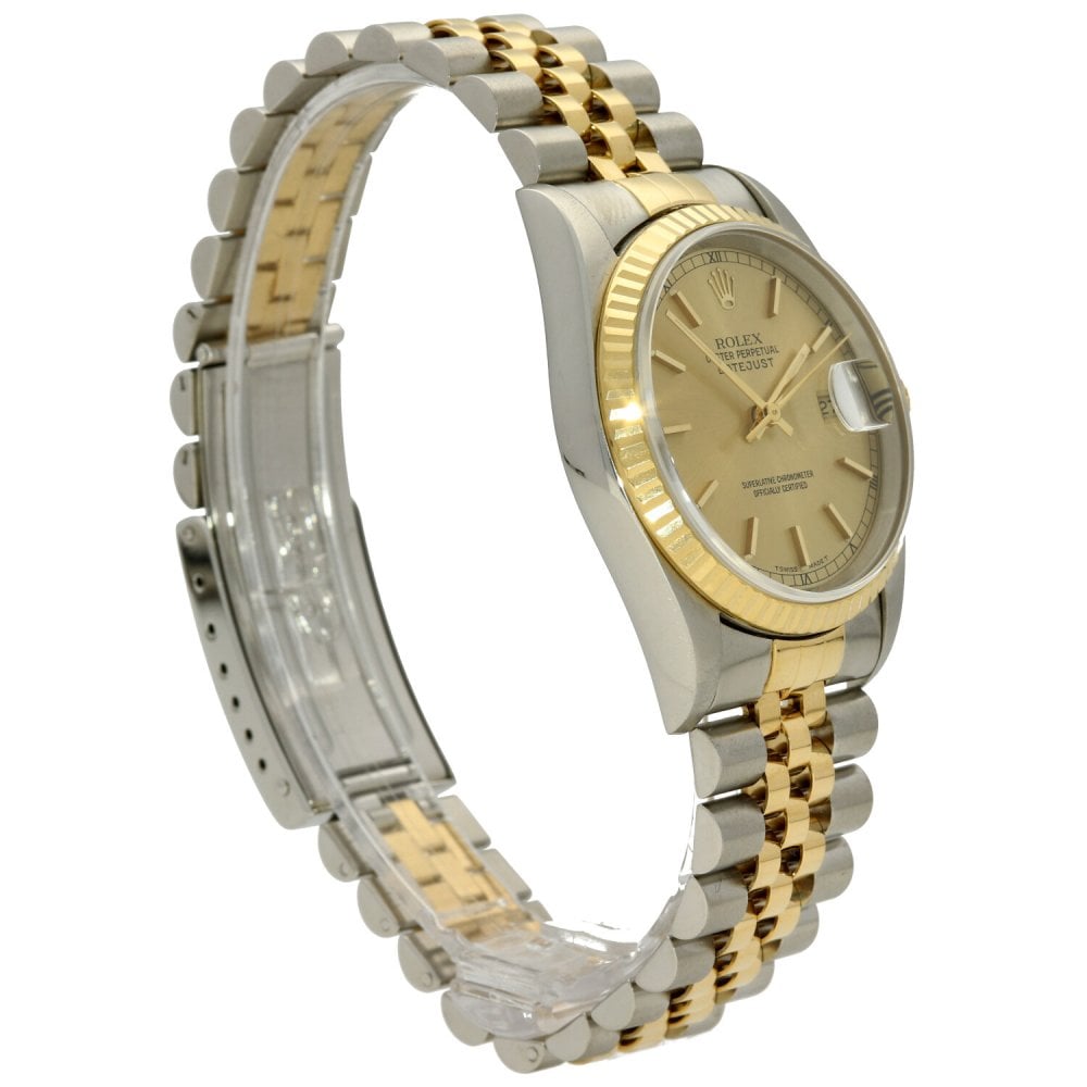 Datejust 16233 - Champagne Baton Dial - 1997