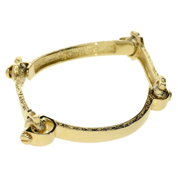 9ct Yellow Gold Shackle Fancy Bracelet