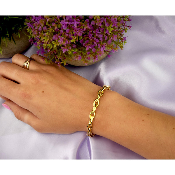 Boodles 18ct Yellow Ladies Bracelet - 7.5 Inches