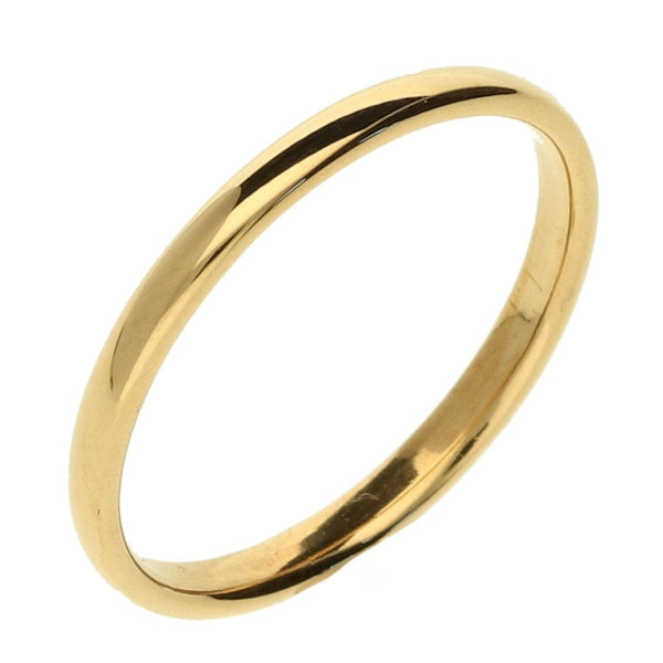 22ct D Shape Wedding Ring - 2mm - J - 1.6g