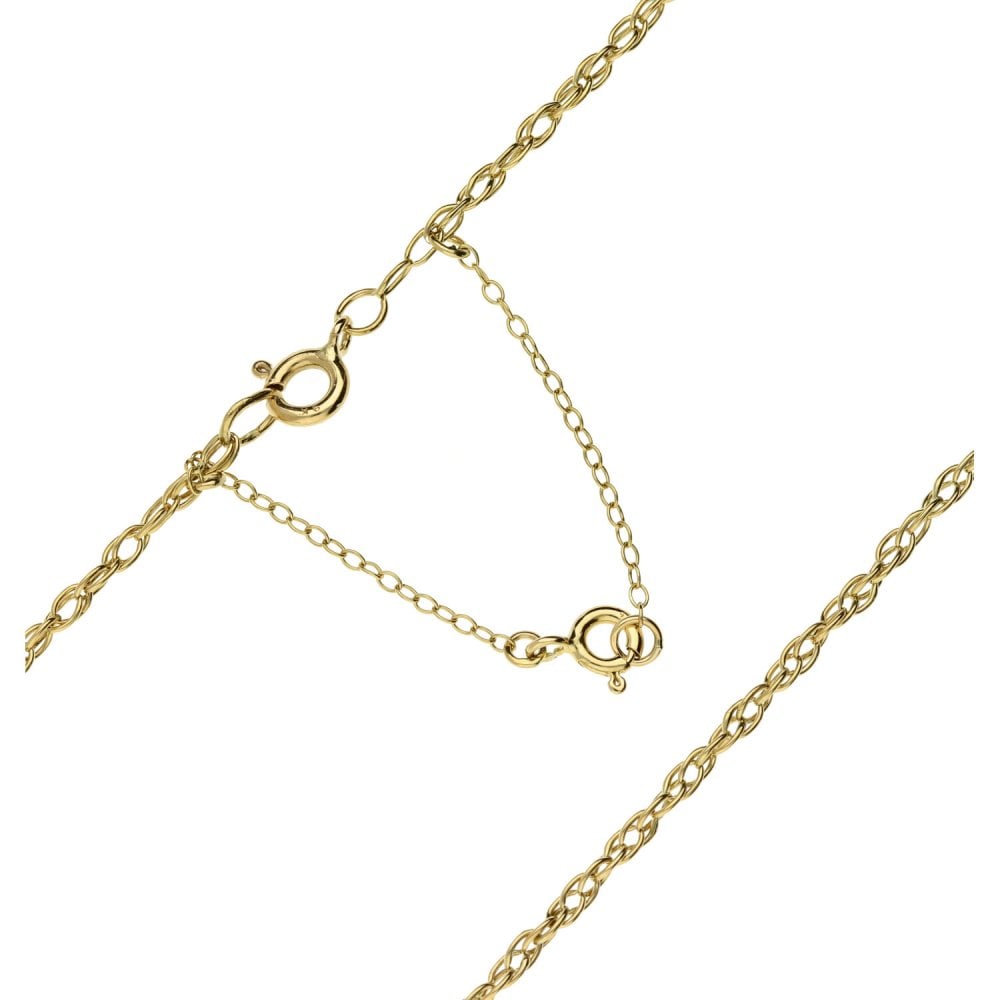9ct Yellow Gold Ladies Prince of Wales Chain- 24 Inches