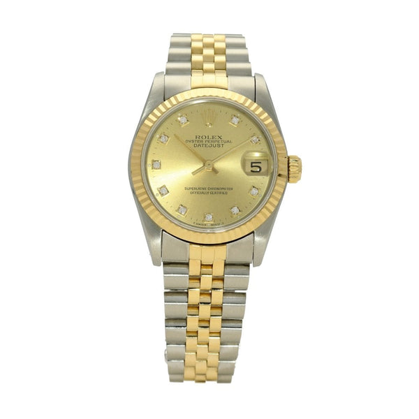 Datejust 68273 - Mid-Size Watch - Diamond Dial - 1990