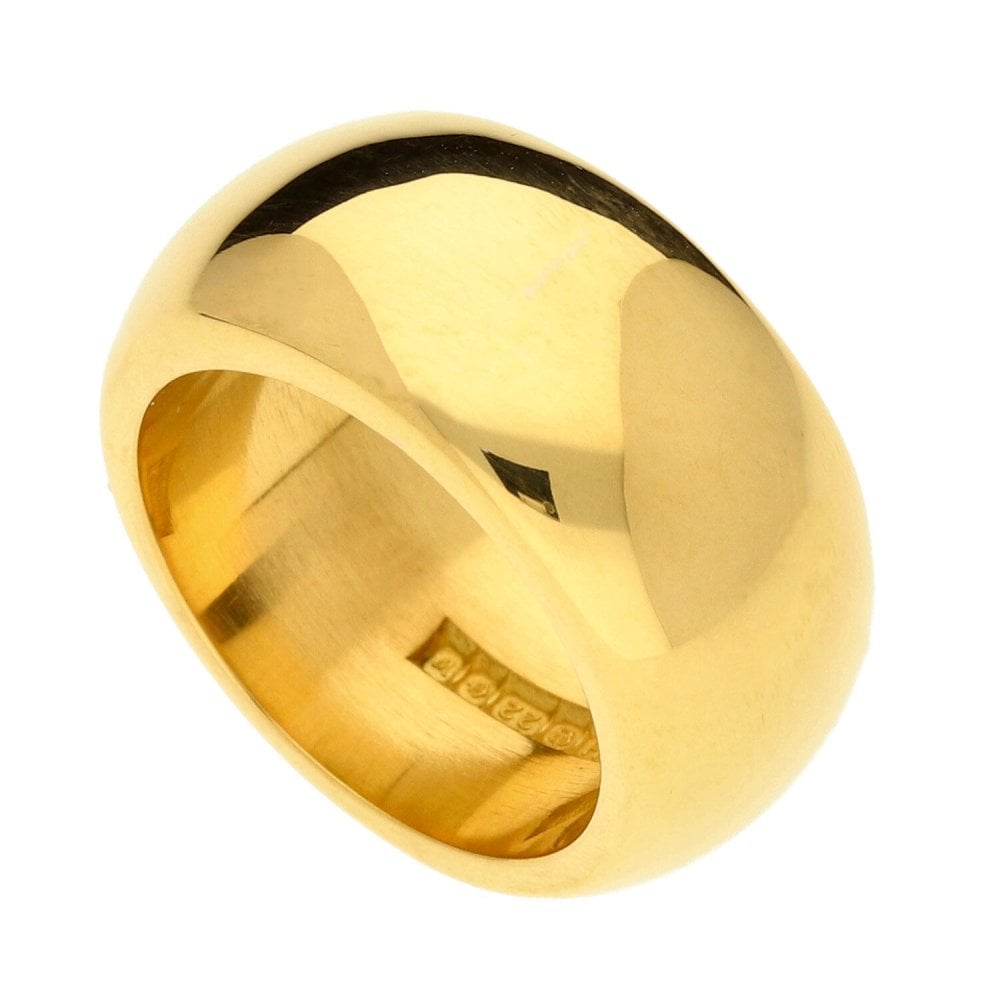 22ct Wide Wedding Ring- Size J1/2