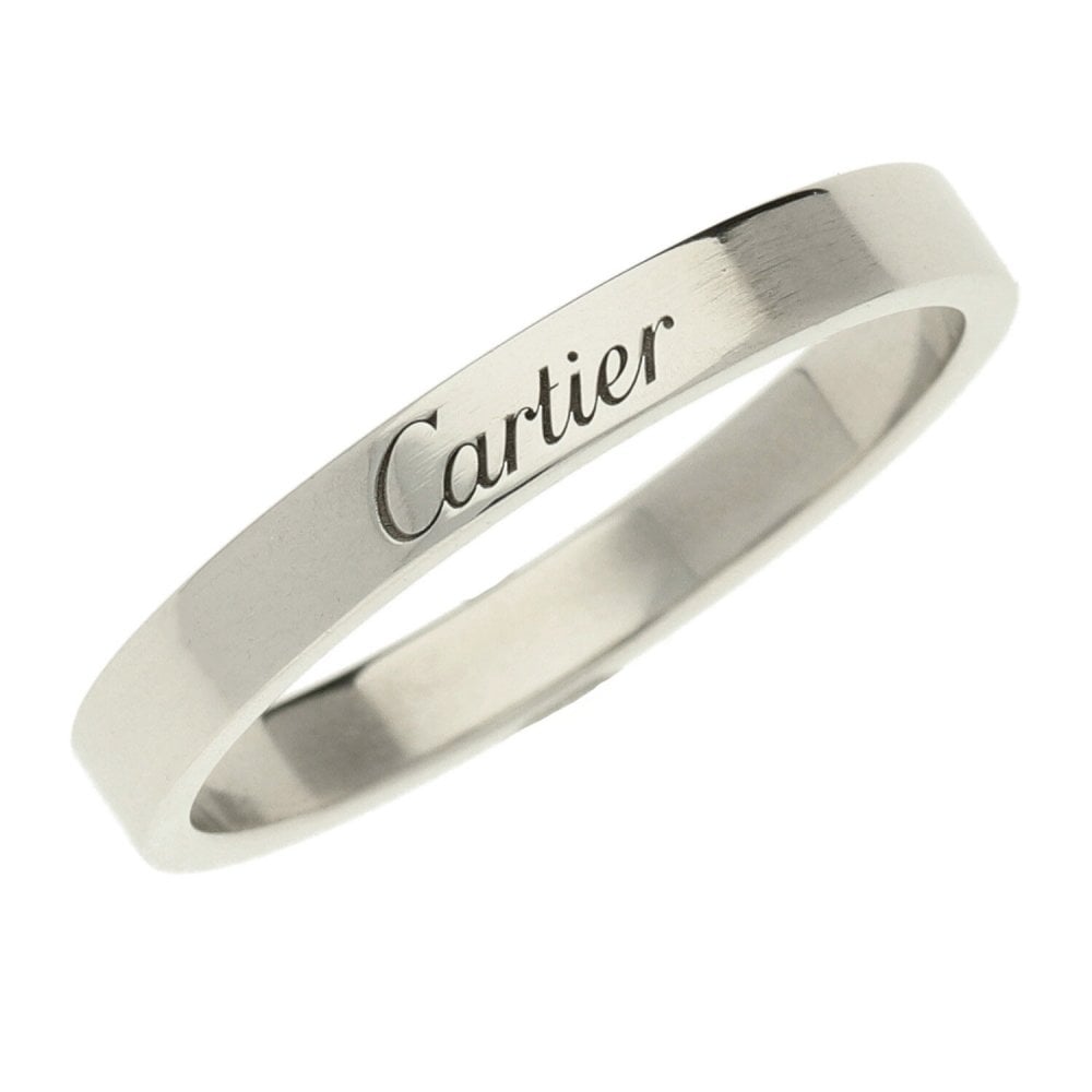 Cartier Platinum Wedding Ring - Size U 1/2