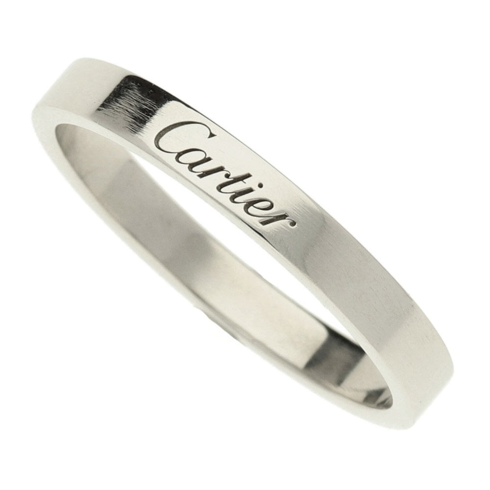 Cartier Platinum Wedding Ring - Size U 1/2