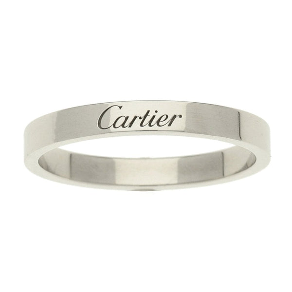 Cartier Platinum Wedding Ring - Size U 1/2