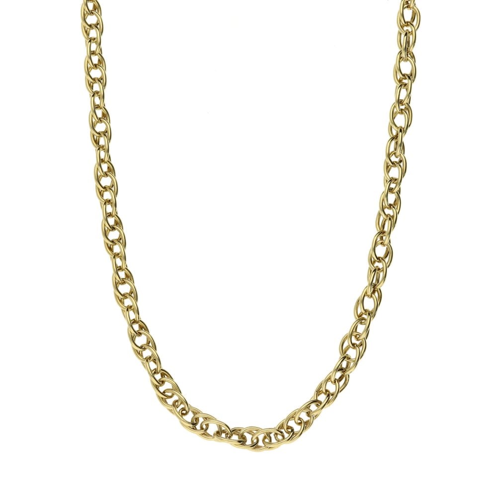 9ct Yellow Gold Ladies Prince of Wales Chain - 24 Inches
