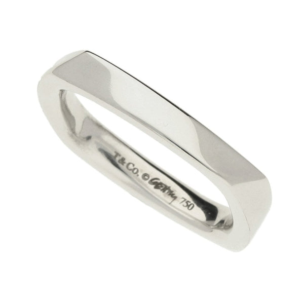 Tiffany & Co White Gold Frank Gehry Torque Ring - Size K½
