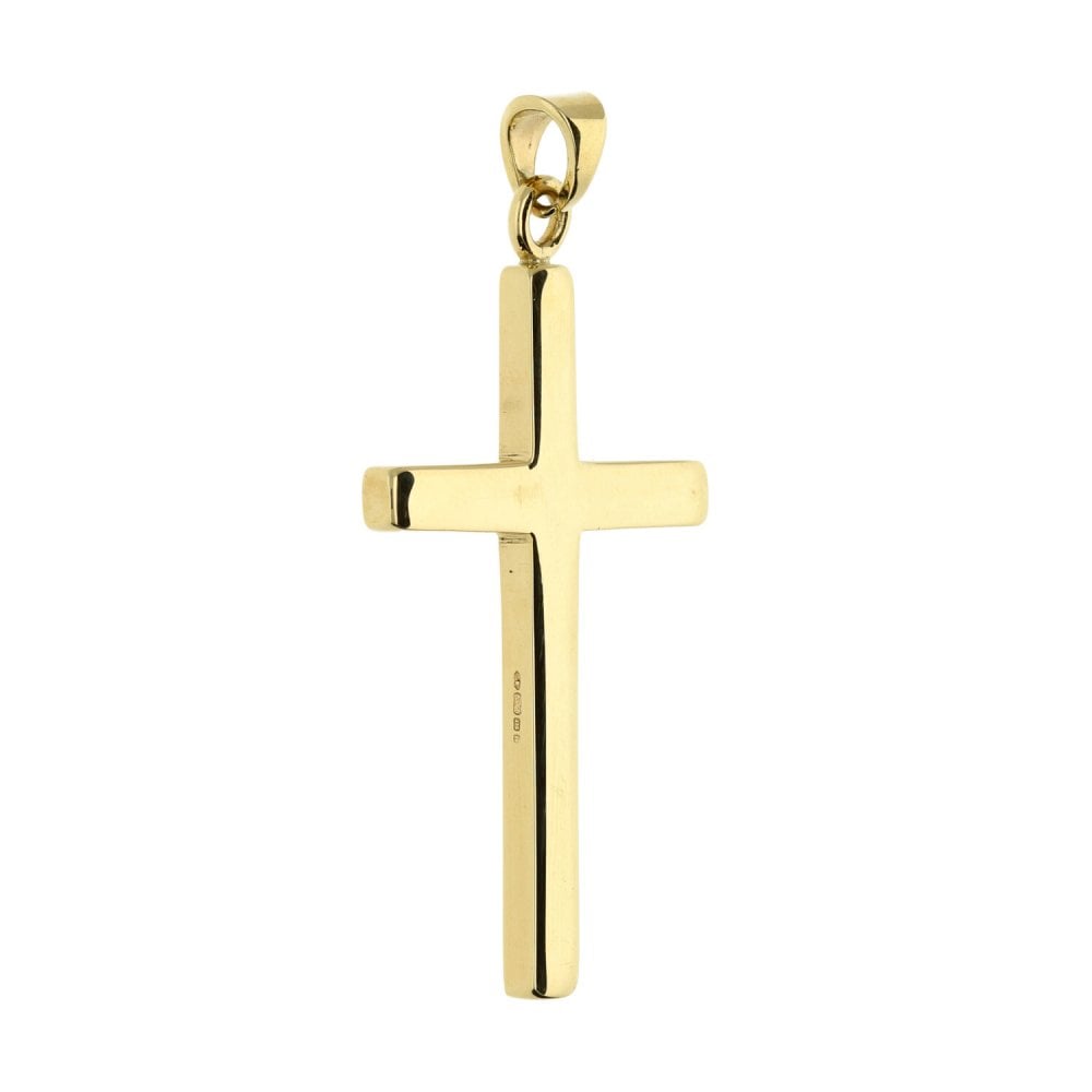 9ct Yellow Gold Medium Cross - 3.9g