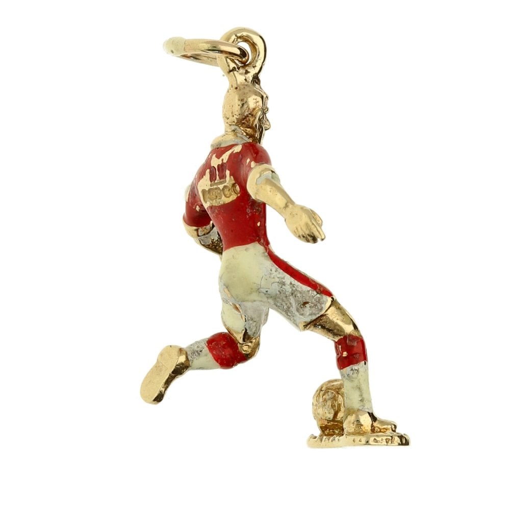 9ct Yellow Gold Footballer Charm-2.2g