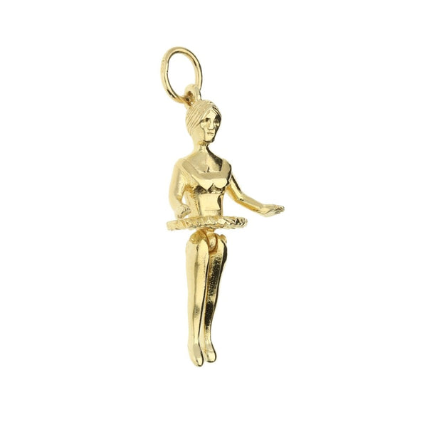 9ct Yellow Gold Ballerina Charm-2.4g
