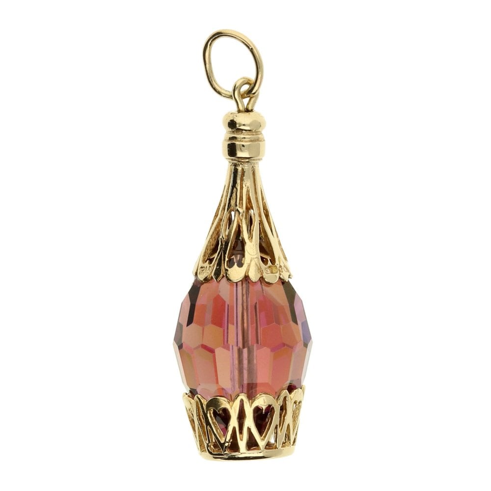 9ct Amethyst Bottle Charm-5.7g