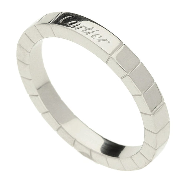 18ct White Gold Cartier Lanières Ring - Size S - 7.0g