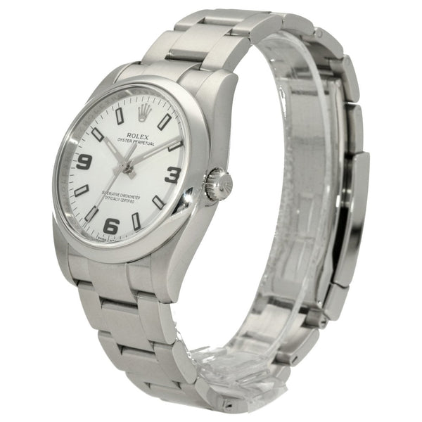 Oyster Perpetual 114200 - Gents Watch - White Dial - 2016
