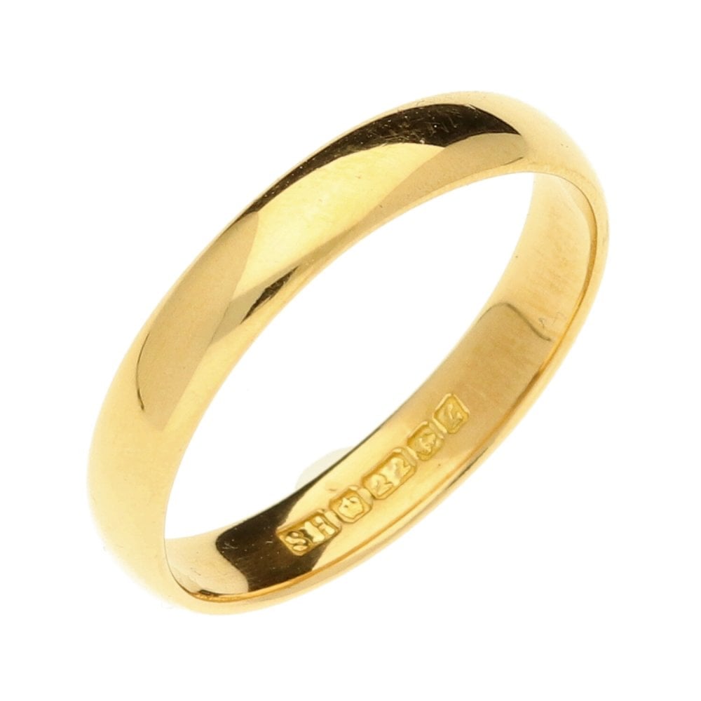 22ct Yellow Gold Ladies Wedding-Size K