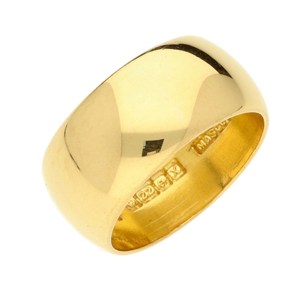 22ct Yellow Gold Ladies Wedding Band-Size K